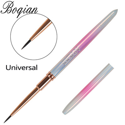 BQAN Nail Art Perie Gel Perie Pentru Manichiură Acrilic UV Gel Extensie Pen Oja Pictura Desen Perie Liner Penie Pens pentru unghii