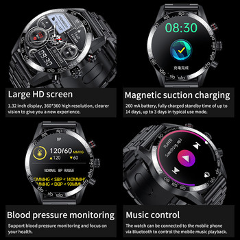 Lige 360 AMOLED HD часовник с екран за мъже Смарт часовник Bluetooth Calling Smartwatch 2023 Моден бизнес часовник Нов Smartband Man