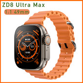 ZD8 Ultra MAX Smart Watch Ultra Series 8 49 Smart Watch Ultra NFC Sports Smartwatch Ανδρικά ρολόγια παρακολούθησης GPS Ασύρματη φόρτιση