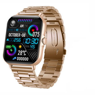 2022 m. „Bluetooth“ atsiliepimo skambutis Išmanusis laikrodis vyriškas širdies ritmo stebėjimo prietaisas, IP67 vandeniui atsparus moteriškas išmanusis laikrodis, skirtas „Android IOS“