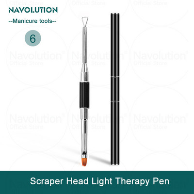 Βούρτσα νυχιών με διπλή κεφαλή Ακρυλικό UV GeL Επέκταση Βούρτσα σχεδίασης στυλό Αφαίρεση σπάτουλα Stick All for Manicure Tools