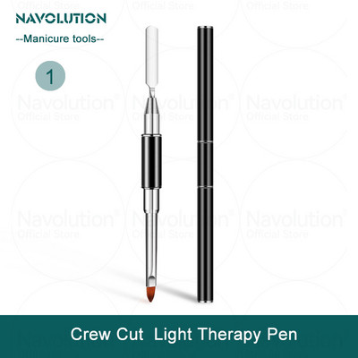 Βούρτσα νυχιών με διπλή κεφαλή Ακρυλικό UV GeL Επέκταση Βούρτσα σχεδίασης στυλό Αφαίρεση σπάτουλα Stick All for Manicure Tools