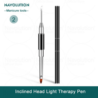 Βούρτσα νυχιών με διπλή κεφαλή Ακρυλικό UV GeL Επέκταση Βούρτσα σχεδίασης στυλό Αφαίρεση σπάτουλα Stick All for Manicure Tools