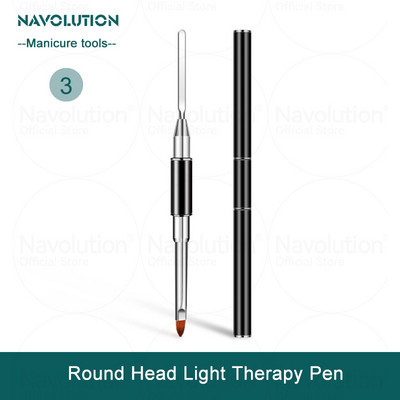 Βούρτσα νυχιών με διπλή κεφαλή Ακρυλικό UV GeL Επέκταση Βούρτσα σχεδίασης στυλό Αφαίρεση σπάτουλα Stick All for Manicure Tools