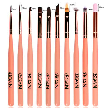 BQAN Nail Art Brush Painting Draw Nail Brush Gel Brush Ακρυλικό UV Gel Βερνίκι νυχιών Manicure Liner Brush Ombre Brush στυλό νυχιών