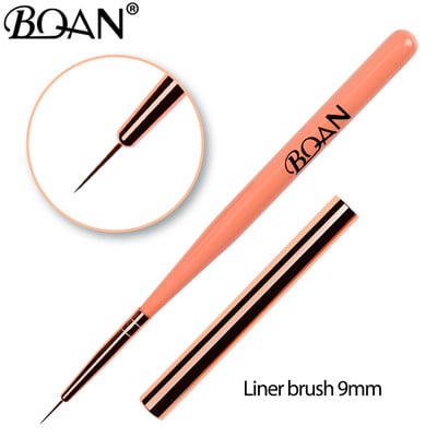BQAN Nail Art Brush Painting Draw Nail Brush Gel Brush Akrilas UV gelinis nagų lakas manikiūro rašiklis Liner Brush Ombre Brush Nail Pen