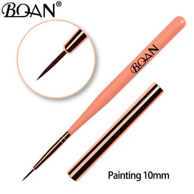 BQAN Nail Art Brush Painting Draw Nail Brush Gel Brush Akrilas UV gelinis nagų lakas manikiūro rašiklis Liner Brush Ombre Brush Nail Pen