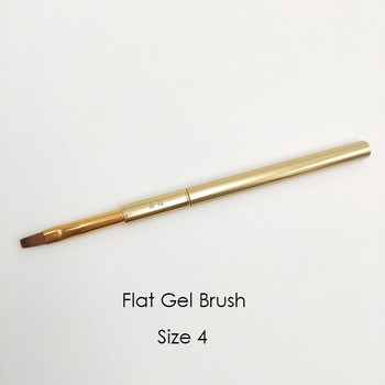 1Pc Gold Nail Art Thin Fine Liner Brush Detailer Painting Drawing Striper UV Gel Ακρυλικό Σετ εργαλείων στυλό μανικιούρ