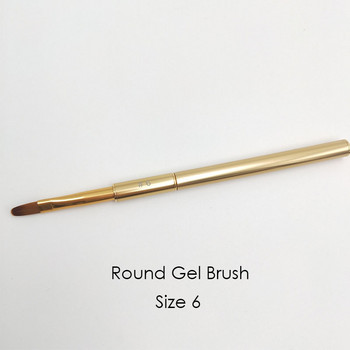 1Pc Gold Nail Art Thin Fine Liner Brush Detailer Painting Drawing Striper UV Gel Ακρυλικό Σετ εργαλείων στυλό μανικιούρ