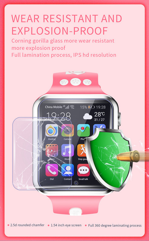 H1 4G GPS Locație Wifi Studenți/Copii Ceas inteligent Telefon sistem Android Instalare aplicație Bluetooth Smartwatch SIM Card Android 9.0