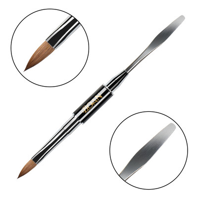 BQAN dvipusis nagų šepetėlis dažymo rašikliu Nagai akrilo nagų gelio antgalio priauginimo nagų dailės dizainas 2 pusės polietileno nagų gelio naudojimo įrankiai