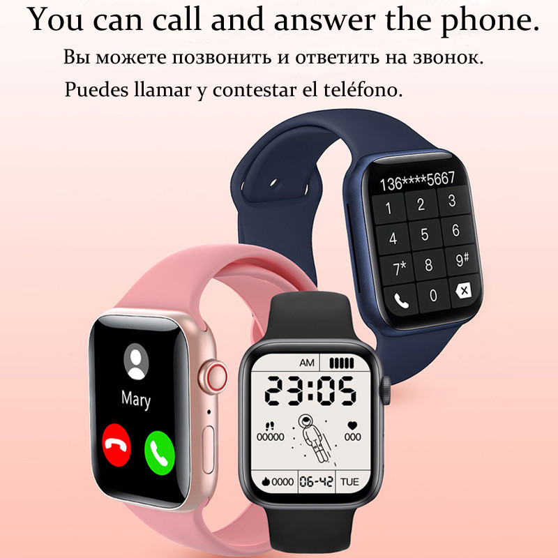 IWO Smart Watch Men Series 7 Smartwatch Women 2023 Bluetooth Call Music Control Fitness Tracker Colok για Huawei iphone PK X8max