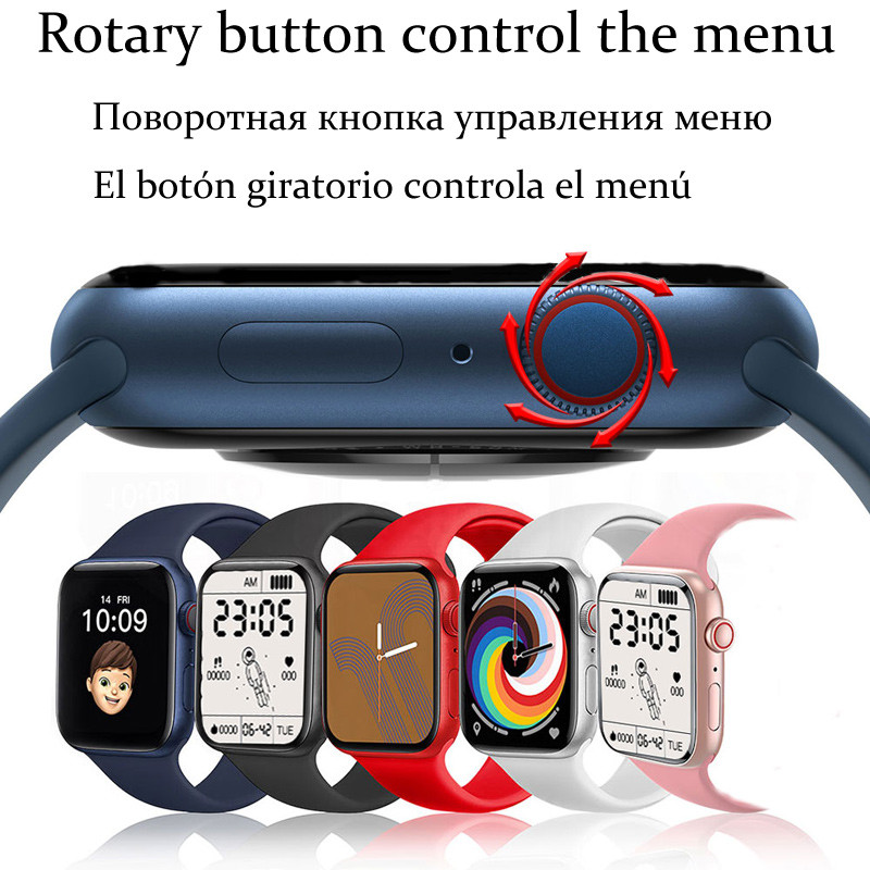 IWO Smart Watch Men Series 7 Smartwatch Women 2023 Bluetooth Call Music Control Fitness Tracker Colok για Huawei iphone PK X8max