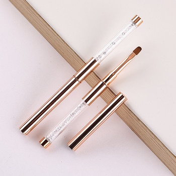 Βούρτσα νυχιών 15 στυλ Gradient Nail Liner Brush Carving Επίπεδη στρογγυλή κεφαλή Gel ζωγραφικής νυχιών Βούρτσες Lines Liner στυλό σχεδίασης