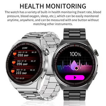 2023 NFC Smartwatch Men Οθόνη AMOLED 390*390 HD Εμφάνιση πάντα της ώρας Bluetooth Κλήση IP68 Αδιάβροχο Smart Watch για Xiaomi