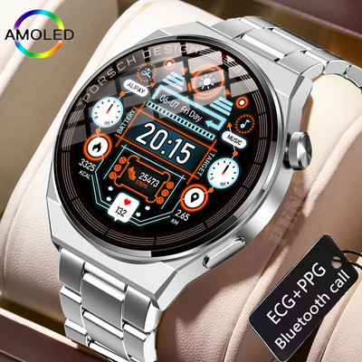 2023 NFC Smartwatch Men Οθόνη AMOLED 390*390 HD Εμφάνιση πάντα της ώρας Bluetooth Κλήση IP68 Αδιάβροχο Smart Watch για Xiaomi