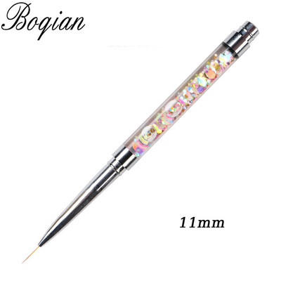 BQAN Glitter Handle Nail Art Kist Liner Kist Manicure Acrylic Nails Okrugli gel kist Crtanje noktiju s tekućinom