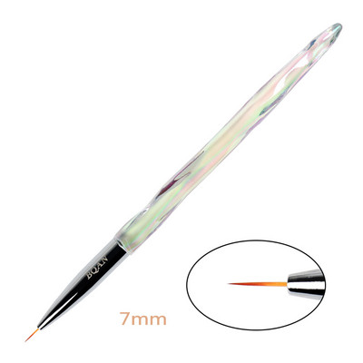 BQAN Rose Gold Nail Art Brush UV Gel Extension Brush Liner Tapybos Šepetėlio įklotas Piešimas Nagų šepetėliai Nagai Rašiklis Manikiūro Įrankiai