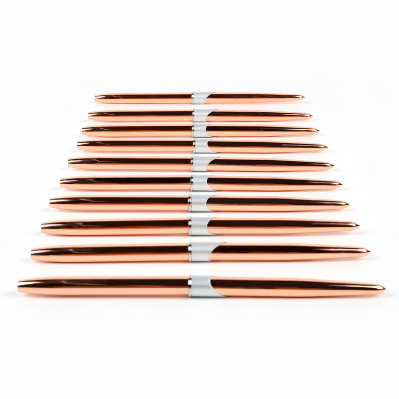 BQAN Rose Gold Nail Art Brush UV Gel Extension Brush Liner Tapybos Šepetėlio įklotas Piešimas Nagų šepetėliai Nagai Rašiklis Manikiūro Įrankiai