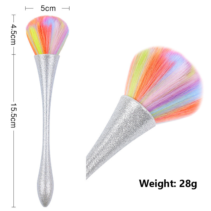 5 stilių nagų dailės šepetėlis Minkštas nagų dulkių šepetėlis UV gelinis nagų lakas nailoninis šepetėlis manikiūrui Profesionalūs nagų dizaino įrankiai „pasidaryk pats“