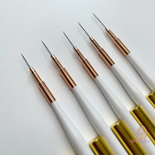 Επαγγελματικό ακρυλικό Nail Art Stripes Lines Brushes Tool Thin Liner Painting Drawing Pen Manicure Gel Brush 15mm