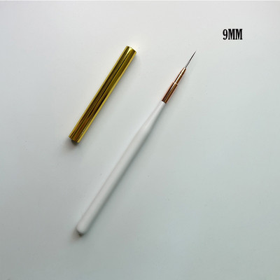 Επαγγελματικό ακρυλικό Nail Art Stripes Lines Brushes Tool Thin Liner Painting Drawing Pen Manicure Gel Brush 15mm