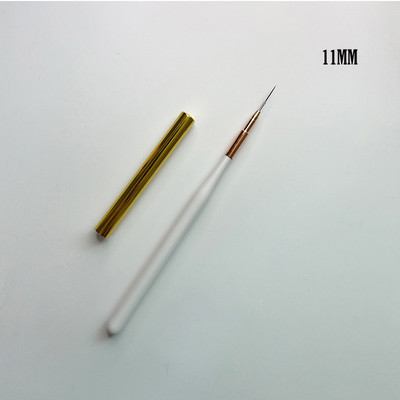 Επαγγελματικό ακρυλικό Nail Art Stripes Lines Brushes Tool Thin Liner Painting Drawing Pen Manicure Gel Brush 15mm