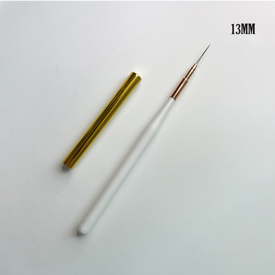 Επαγγελματικό ακρυλικό Nail Art Stripes Lines Brushes Tool Thin Liner Painting Drawing Pen Manicure Gel Brush 15mm