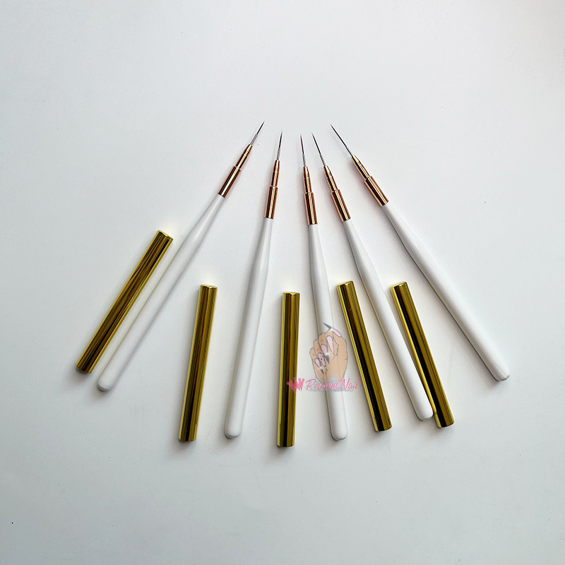 Επαγγελματικό ακρυλικό Nail Art Stripes Lines Brushes Tool Thin Liner Painting Drawing Pen Manicure Gel Brush 15mm