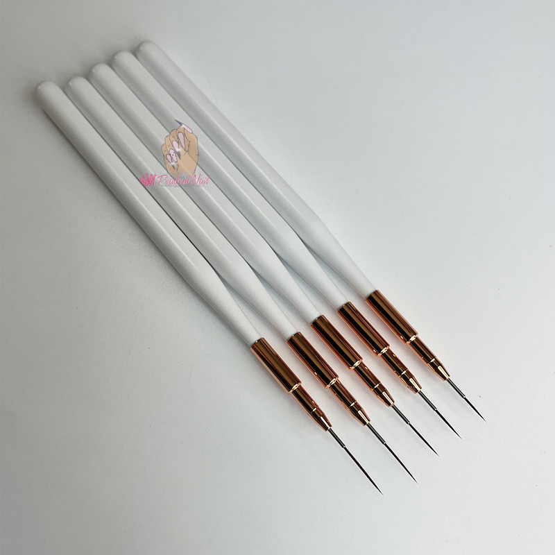 Επαγγελματικό ακρυλικό Nail Art Stripes Lines Brushes Tool Thin Liner Painting Drawing Pen Manicure Gel Brush 15mm