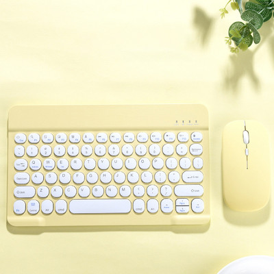 Španjolska/Koean/Ruska tipkovnica Ultra tanka bežična tipkovnica Miš za iPad Pro za Xiaomi Samsung tipkovnica Bluetooth-kompatibilna