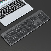 Ultra tanka 2.4G bežična tipkovnica za stolno računalo Laptop Tihi uredski tipkovnici sa 104 tipke za Macbook/Lenovo/Dell/ASUS tipkovnicu