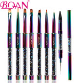 BQAN 1PC värviline küünepintsel UV geel küünte kunsti pintsel joon maali pintslid Crystal akrüül õhuke lainer Joonistuspliiats maniküüri tööriistad