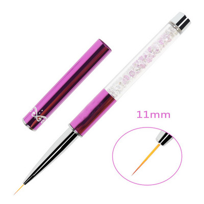 BQAN 1PC värviline küünepintsel UV geel küünte kunsti pintsel joon maali pintslid Crystal akrüül õhuke lainer Joonistuspliiats maniküüri tööriistad