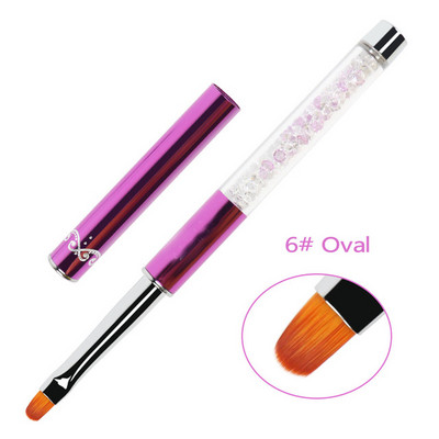 BQAN 1PC värviline küünepintsel UV geel küünte kunsti pintsel joon maali pintslid Crystal akrüül õhuke lainer Joonistuspliiats maniküüri tööriistad