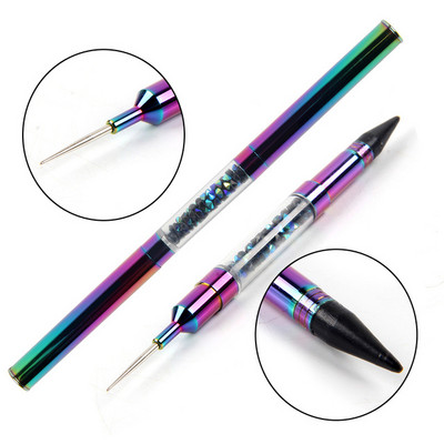 BQAN 1PC värviline küünepintsel UV geel küünte kunsti pintsel joon maali pintslid Crystal akrüül õhuke lainer Joonistuspliiats maniküüri tööriistad