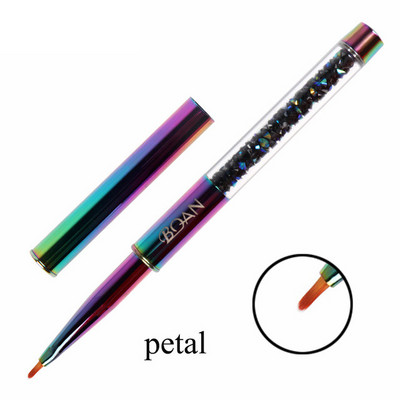 BQAN 1PC värviline küünepintsel UV geel küünte kunsti pintsel joon maali pintslid Crystal akrüül õhuke lainer Joonistuspliiats maniküüri tööriistad