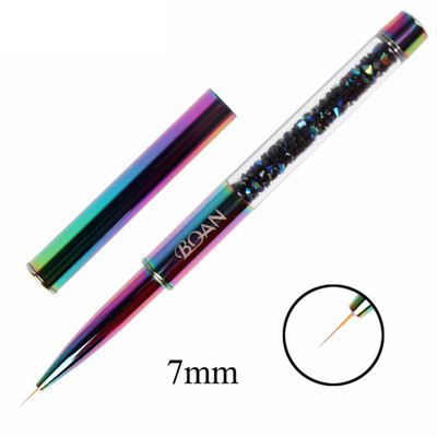 BQAN 1PC värviline küünepintsel UV geel küünte kunsti pintsel joon maali pintslid Crystal akrüül õhuke lainer Joonistuspliiats maniküüri tööriistad