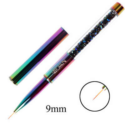 BQAN 1PC värviline küünepintsel UV geel küünte kunsti pintsel joon maali pintslid Crystal akrüül õhuke lainer Joonistuspliiats maniküüri tööriistad
