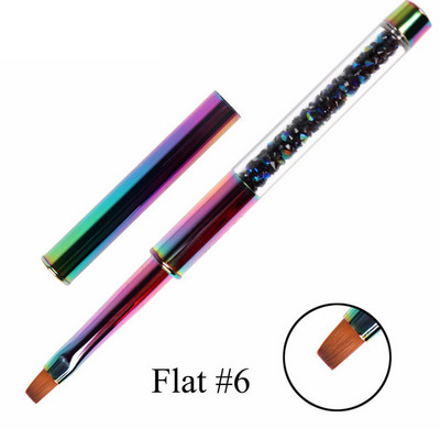 BQAN 1PC värviline küünepintsel UV geel küünte kunsti pintsel joon maali pintslid Crystal akrüül õhuke lainer Joonistuspliiats maniküüri tööriistad