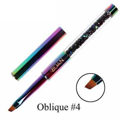 BQAN 1PC värviline küünepintsel UV geel küünte kunsti pintsel joon maali pintslid Crystal akrüül õhuke lainer Joonistuspliiats maniküüri tööriistad