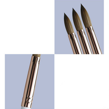 MIFANXI 7 Style 99,99% Kolinsky Nail Art Sculpture Carving Brush Течна пудра Flower Drawing Design Painting Pen