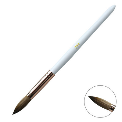 MIFANXI 7 Style 99,99% Kolinsky Nail Art Sculpture Carving Brush Течна пудра Flower Drawing Design Painting Pen