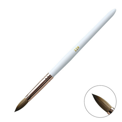 MIFANXI 7 Style 99,99% Kolinsky Nail Art Sculpture Carving Brush Течна пудра Flower Drawing Design Painting Pen