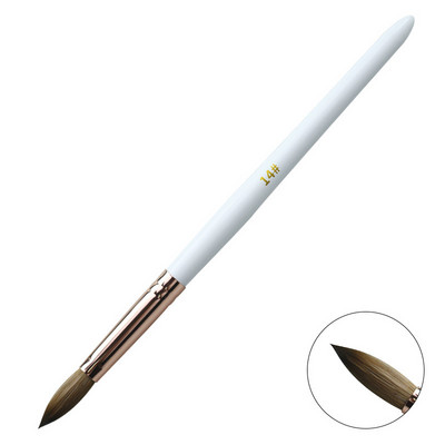 MIFANXI 7 Style 99,99% Kolinsky Nail Art Sculpture Carving Brush Течна пудра Flower Drawing Design Painting Pen