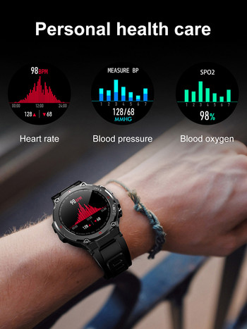LEMFO 2022 Нов смарт часовник за мъже 400 Mah голяма батерия Възпроизвеждане на музика Фитнес тракер Bluetooth разговор Спортен смарт часовник за мъже Персонализиран циферблат
