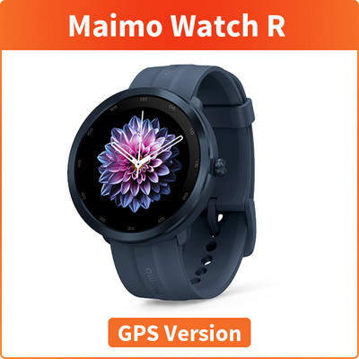 Παγκόσμια έκδοση Maimo Watch R Smartwatch GPS Blood Oxygen 1,3" Στεφάνη από ανοξείδωτο ατσάλι Καρδιακό ρολόι 12 ημερών μπαταρίας