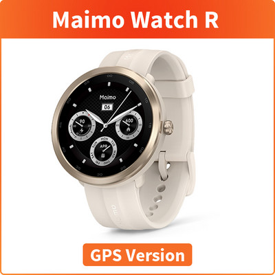 Παγκόσμια έκδοση Maimo Watch R Smartwatch GPS Blood Oxygen 1,3" Στεφάνη από ανοξείδωτο ατσάλι Καρδιακό ρολόι 12 ημερών μπαταρίας
