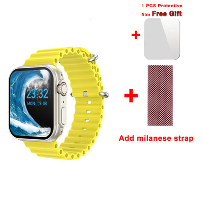 KD99 Ultra Smart Watch 8 Ultra 49mm Ανδρικά Γυναικεία SmartWatch 2022 Bluetooth Call Αδιάβροχος ασύρματος φορτιστής PK DT8 Ultra W68 S8 HW8