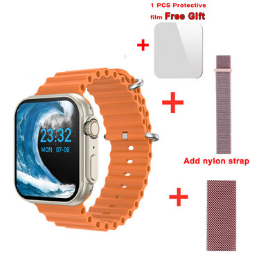 KD99 Ultra Smart Watch 8 Ultra 49mm Ανδρικά Γυναικεία SmartWatch 2022 Bluetooth Call Αδιάβροχος ασύρματος φορτιστής PK DT8 Ultra W68 S8 HW8